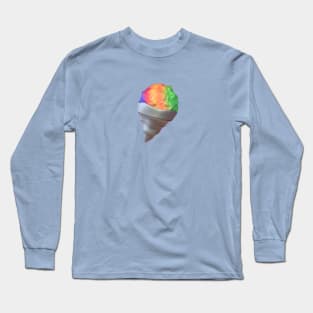 Rainbow Snowcone in 3D 🍧 Long Sleeve T-Shirt